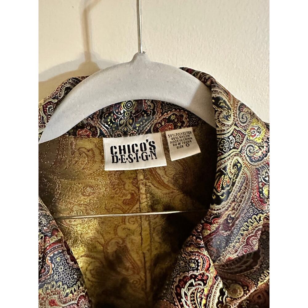 Chicos Vintage Brocade Blazer - Picture 6 of 6